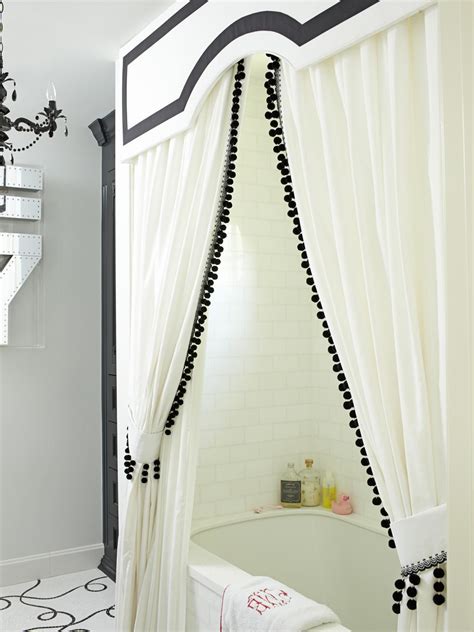 decorating ideas for adding color to your home with images shower curtain with valance