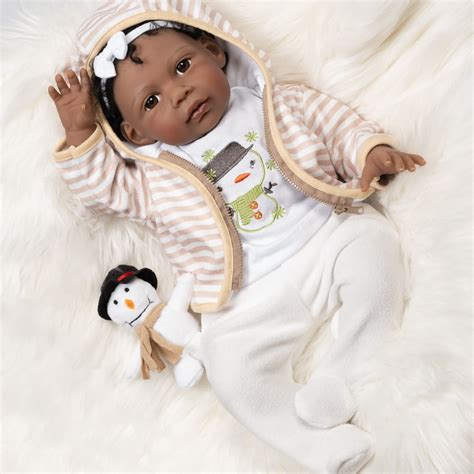 Paradise Galleries Reborn African American Black Baby Doll Kione 20