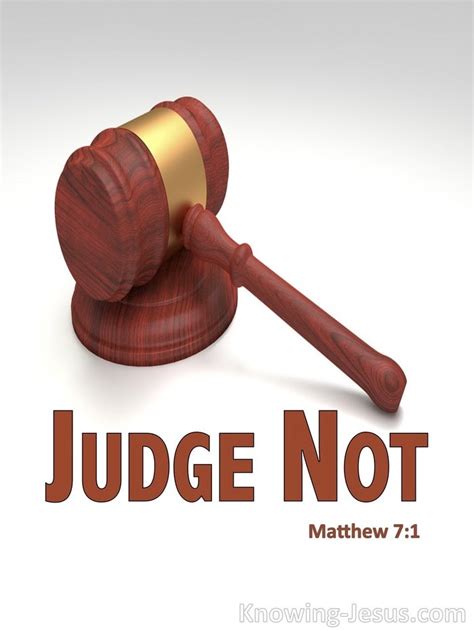 Bible Verses About Judging Others