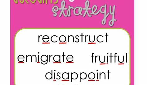 multisyllabic word decoding strategy | Second Grade | Pinterest | The o