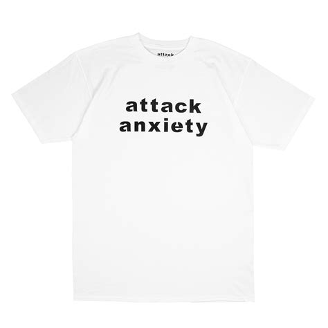 Attack Anxiety White T Shirt Attack Anxiety