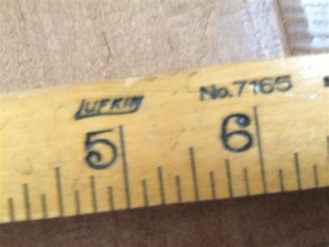 Vintage Rare Lufkin 10 Wood Slide Ruler No 7165 Etsy Lufkin
