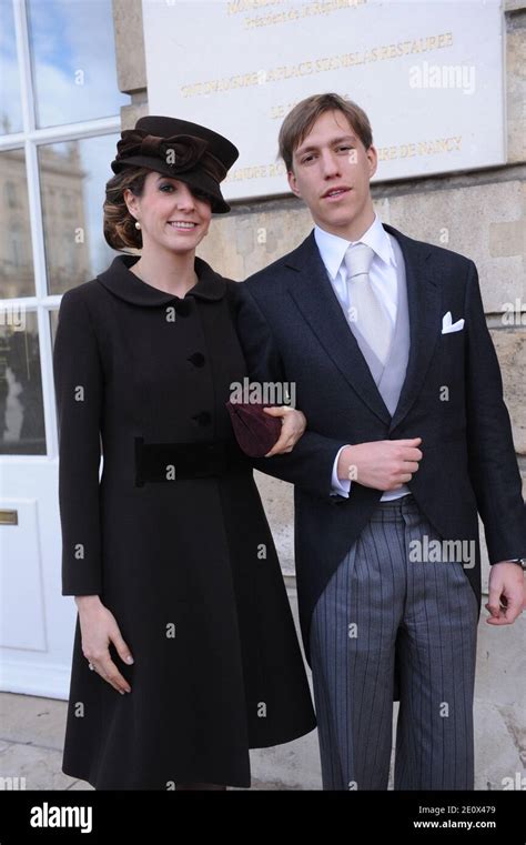 Prince Louis Of Luxembourg Princess Tessy Of Luxembourg Attending The Religious Wedding Of