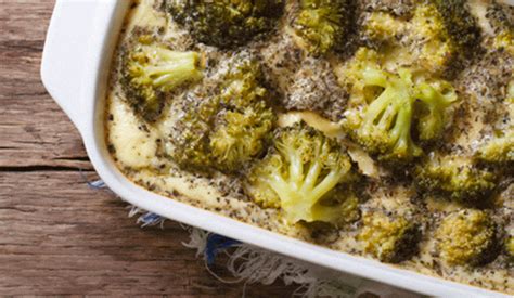 Gratin de brocolis à lemmental