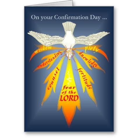 Holy Spirit Confirmation Clip Art Confirmation Card Ts Of The Holy