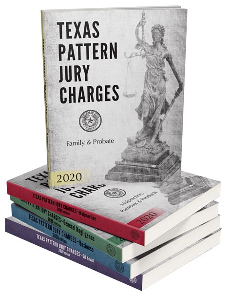 Texas Civil Pattern Jury Charges Five Volume Set Texas Bar Practice