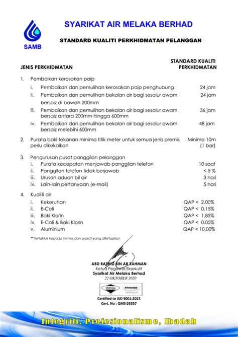 Only candidates can apply for this job. PIAGAM PELANGGAN - SAMB Melaka