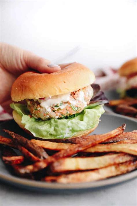 BEST Salmon Burger Recipe The Healthy Maven