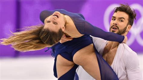 winter olympics wardrobe malfunction gabriella papadakis returns for silver medal