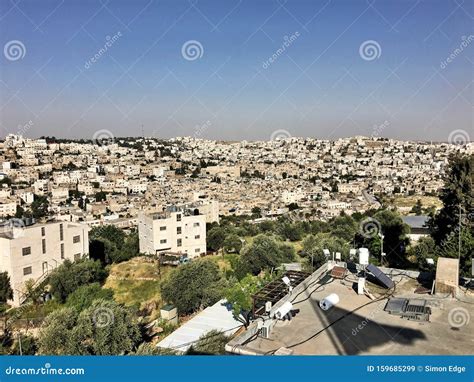 A Panoramic View Of Hebron In Israel Stock Image Image Of Palestinian