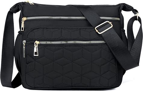 Notag Crossbody Bag For Women Multi Pocket Shopping Messenger Bag Casual Waterproof Nylon