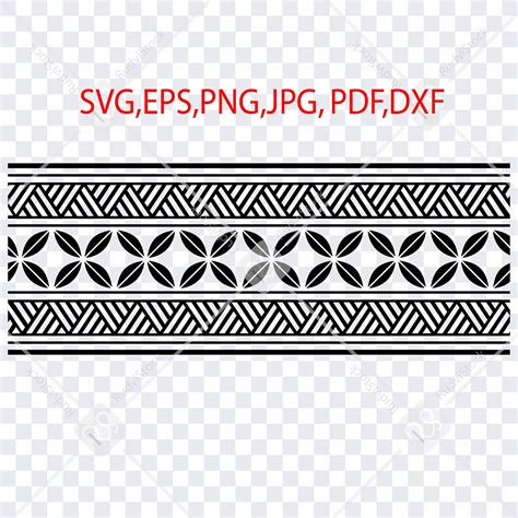 Polynesian Pattern Svg Seamless Samoan Pattern Polynesian Etsy In