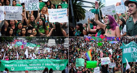 FOTOS Marcha a favor de la legalización del aborto en todo México