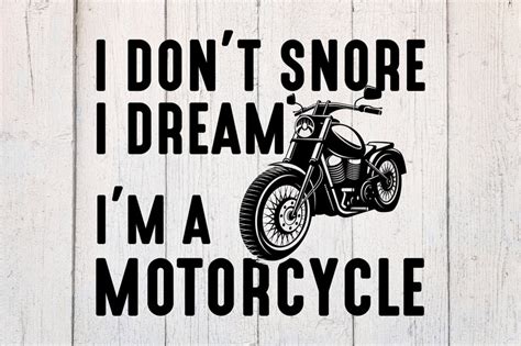 Motorcycle Svg Biker Svg Snoring Svg Motorcycle Cut File Etsy