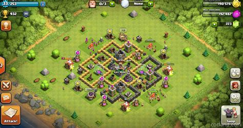 Clockwork6 Farming Base For Town Hall 6 Clash Of Clans Land