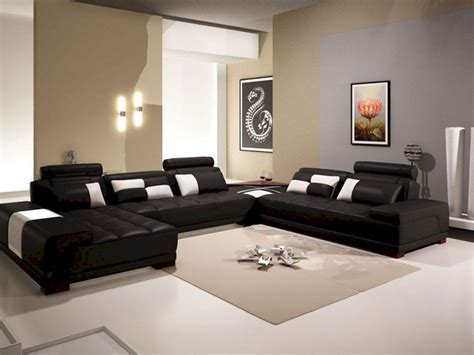15 Amazing Living Room Decoration Ideas With Black Furniture Black