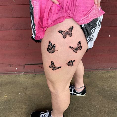 10 Beautiful Butterfly Thigh Tattoo Ideas To Inspire You Alexie