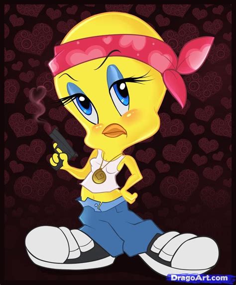 Tweety Bird Go Hard Lol Cartoon Characters Cartoon Art Graffiti Characters Tweety Bird