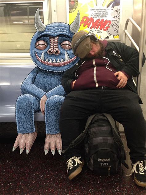 New York Subway Nyc Subway Subway Art Doodle Monster Monster