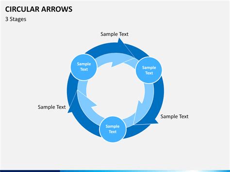 Circular Arrows PowerPoint Template - PPT Slides | SketchBubble