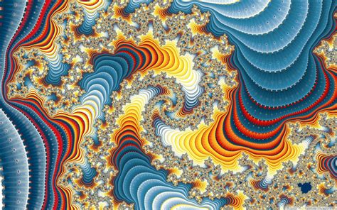 Abstract Painting Wallpaper Fractal Digital Art Psychedelic Pattern
