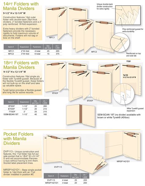 Dental Pocket Folders Chart Pro Systems Medical Ringb