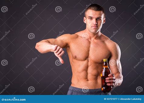 bodybuilder for a healthy lifestyle stock image image of pilates health 53721077