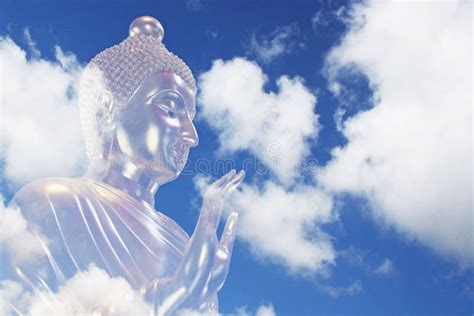 Buddha In The Sky Heaven Stock Image Image Of Standing 92085903