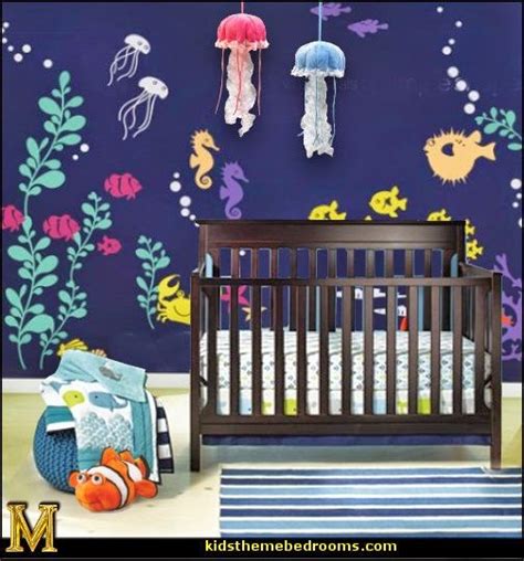 Even without any special decor, light blue combined with beige could remind you about all that relaxing time you had on holidays. Decorating theme bedrooms - Maries Manor: under the sea ...