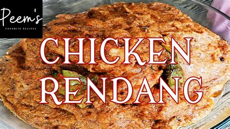 Potong ayam yang sudah dibersihkan menjadi beberapa bagian sesuai dengan keinginan. CHICKEN RENDANG RECIPE | HOW TO COOK CHICKEN RENDANG ...