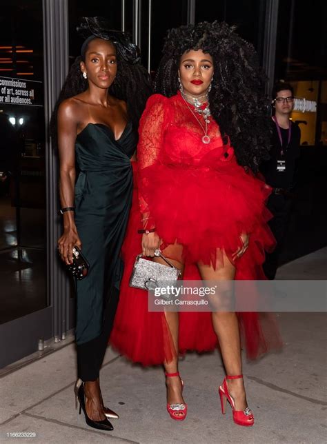 Cipriana Quann And Tk Wonder Are Seen Arriving To Elle Women In
