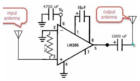 tv signal amplifier booster circuit diagram