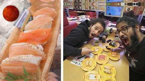 🇯🇵 Conveyor Belt Sushi Vs Convenience Store Sushi In Japan Youtube