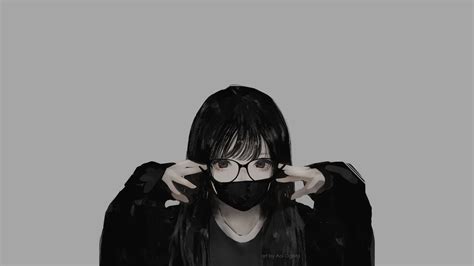 Anime Girl With Black Hair And Glasses Telegraph