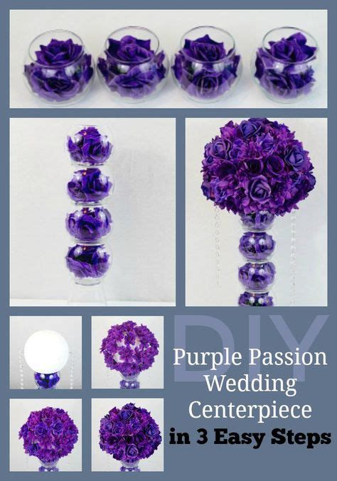 Purple Wedding Centerpieces Wedding Flower Arrangements Wedding Table