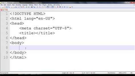 How To Make Html 5 And Css 3 Coding Fast In Notepad In Urduhindi