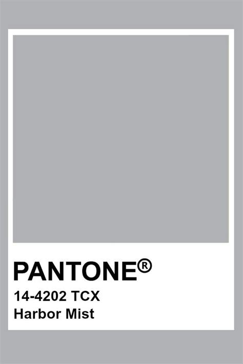 Grey Harbor Mist Pantone Color Pantone Colour Palettes Pantone Color