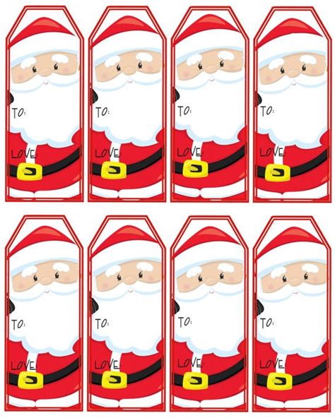 From Santa Gift Tags Free Printable