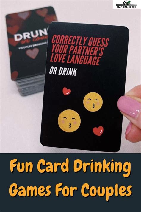 9 Fun Card Drinking Games For Couples Bar Games 101 In 2022 Drinking Card Games Drinking