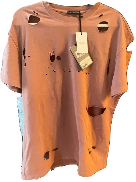 Balenciago Ripped T Shirt Size L Ebay