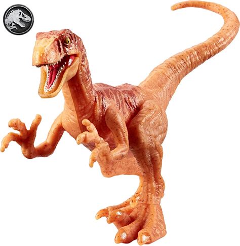 Jurassic World Velociraptor Orange And Blue Attack Pack Dinosaur Action Figures Tv Movie And Video