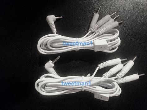 Electrode Lead Wires 25mm 4 Pin Connection Cables For Digital