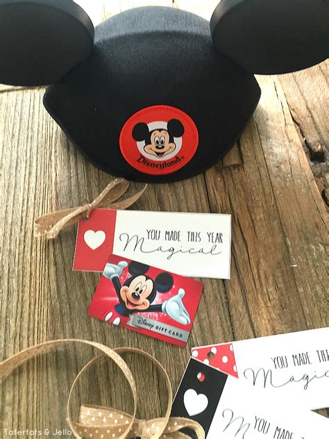 Disney gift card holders will be required to create a new account, or use their existing disney account login, and enter their gift card information. Disney-Inspired Magical Tags and Teacher Gift Idea