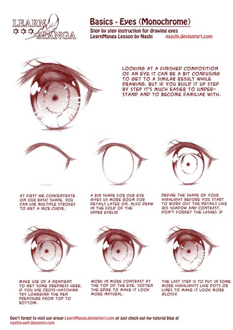 How To Draw Anime Boy Eyes Anime Eye Tutorial By Iseanna On