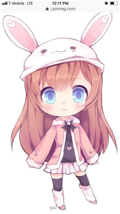 Kawaii Chibi Cute Anime Girl Bunny Aesthetic Thumbnails