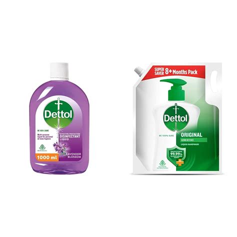 Dettol Liquid Disinfectant For Floor Cleaner Surface Disinfection Personal Hygiene Lavender