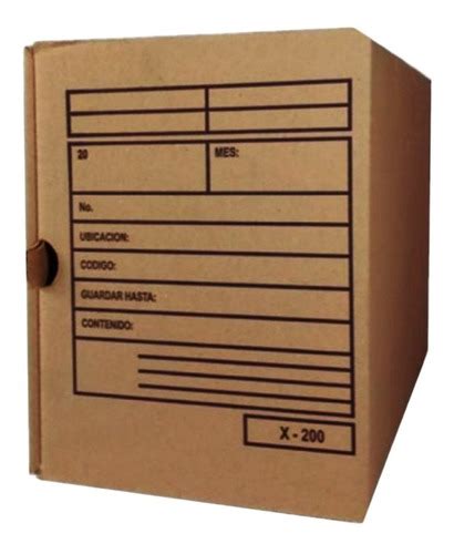 Caja Para Archivos X200 Tipo Nevera Con Rotulo Gabyventascom