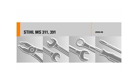 stihl ms 391 repair manual