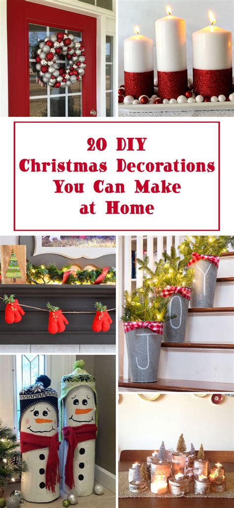 Brit + co even supplies: 20 DIY Christmas Decorations You Can Make at Home