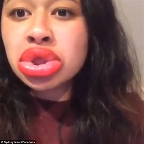 Australian Girl Takes The Kylie Jenner Challenge And Freaks Out Over